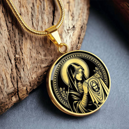Saint Veronica Medal - Patron Saint of Photographers & The Veil of Christ