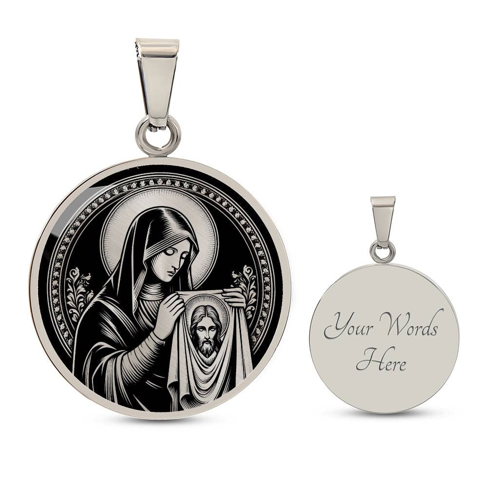Saint Veronica Medal - Patron Saint of Photographers & The Veil of Christ