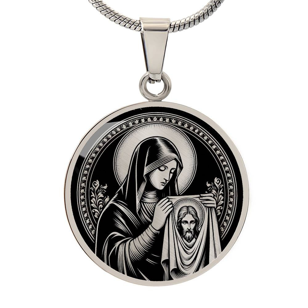 Saint Veronica Medal - Patron Saint of Photographers & The Veil of Christ