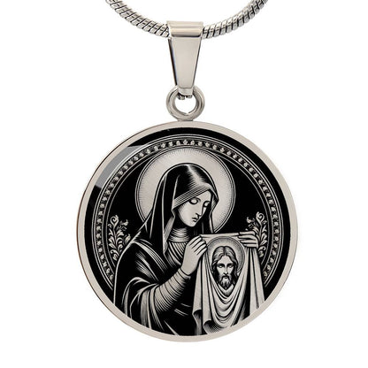Saint Veronica Medal - Patron Saint of Photographers & The Veil of Christ