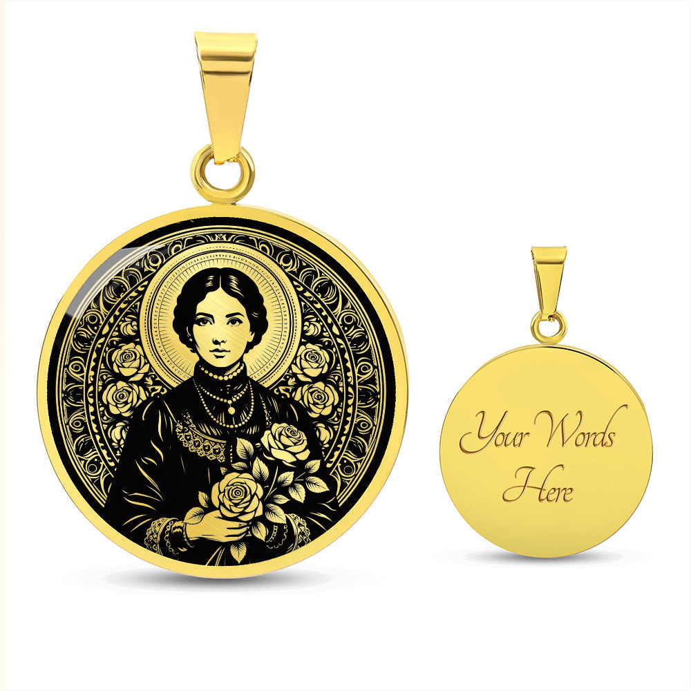 Saint Zélie Martin Medal Necklace – Patron Saint of Mothers & Married Couples