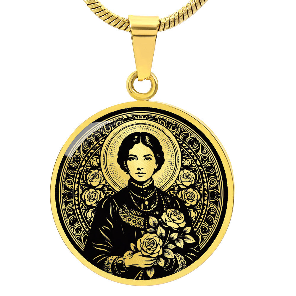 Saint Zélie Martin Medal Necklace – Patron Saint of Mothers & Married Couples