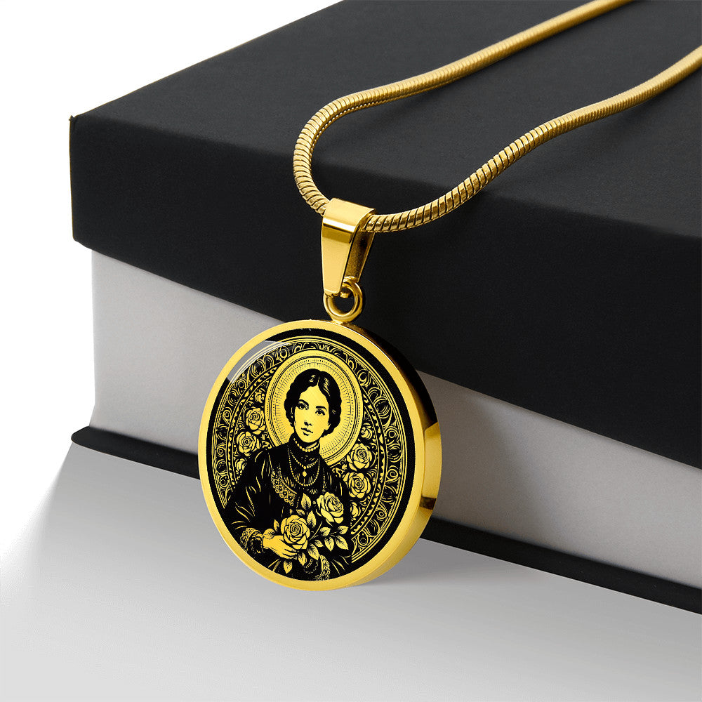 Saint Zélie Martin Medal Necklace – Patron Saint of Mothers & Married Couples