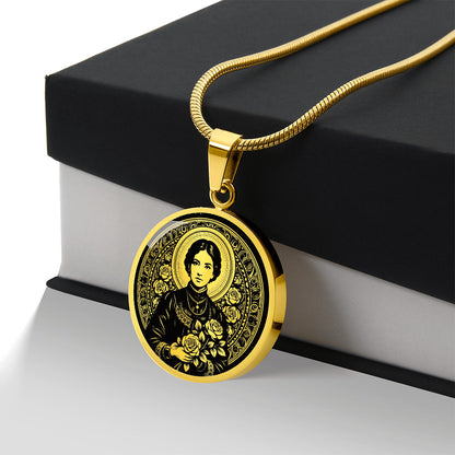 Saint Zélie Martin Medal Necklace – Patron Saint of Mothers & Married Couples