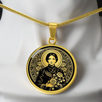 Saint Zélie Martin Medal Necklace – Patron Saint of Mothers & Married Couples