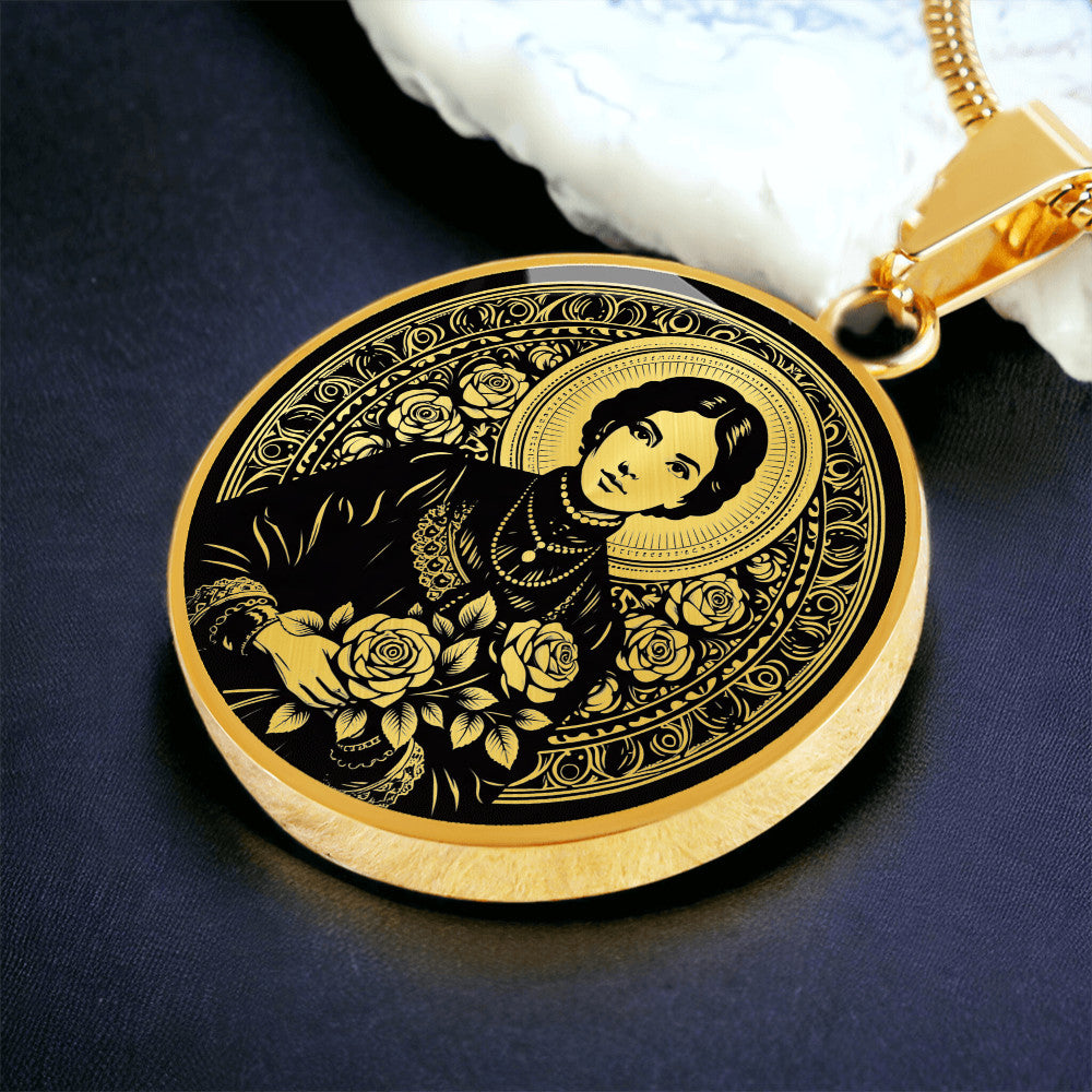 Saint Zélie Martin Medal Necklace – Patron Saint of Mothers & Married Couples
