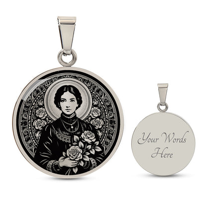 Saint Zélie Martin Medal Necklace – Patron Saint of Mothers & Married Couples