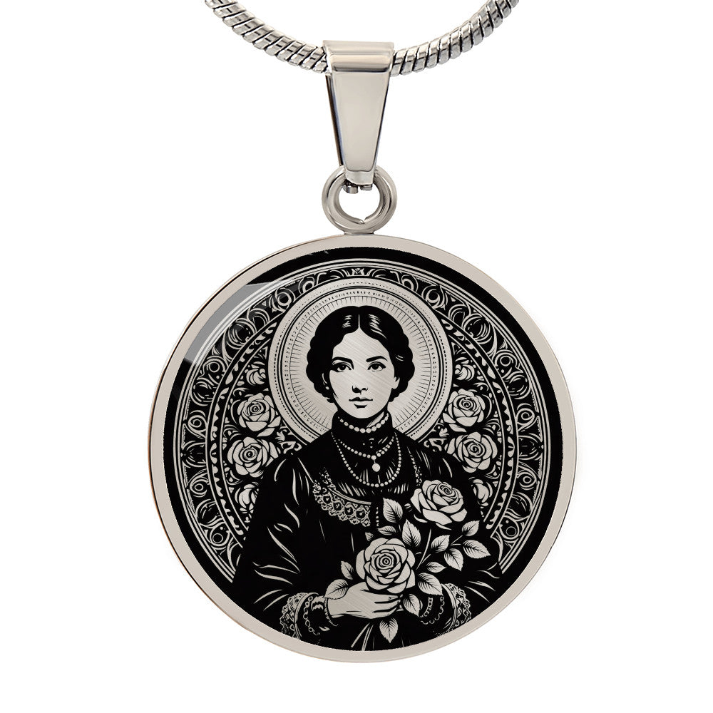 Saint Zélie Martin Medal Necklace – Patron Saint of Mothers & Married Couples