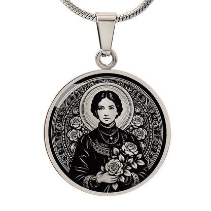 Saint Zélie Martin Medal Necklace – Patron Saint of Mothers & Married Couples