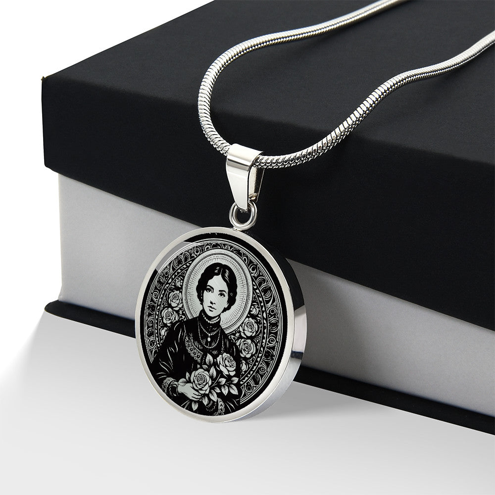 Saint Zélie Martin Medal Necklace – Patron Saint of Mothers & Married Couples