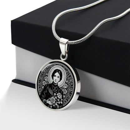 Saint Zélie Martin Medal Necklace – Patron Saint of Mothers & Married Couples