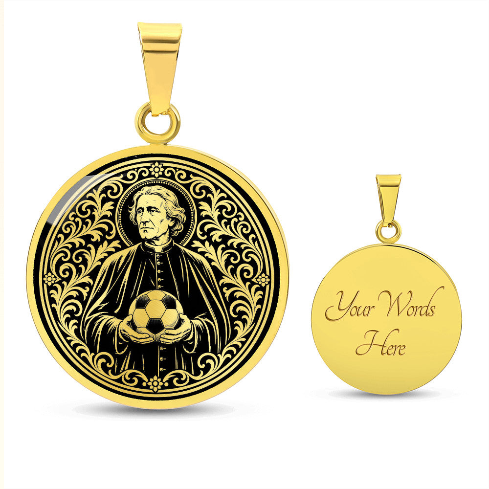 Saint Luigi Scrosoppi Medal Necklace – Patron Saint of Soccer Players & Orphans