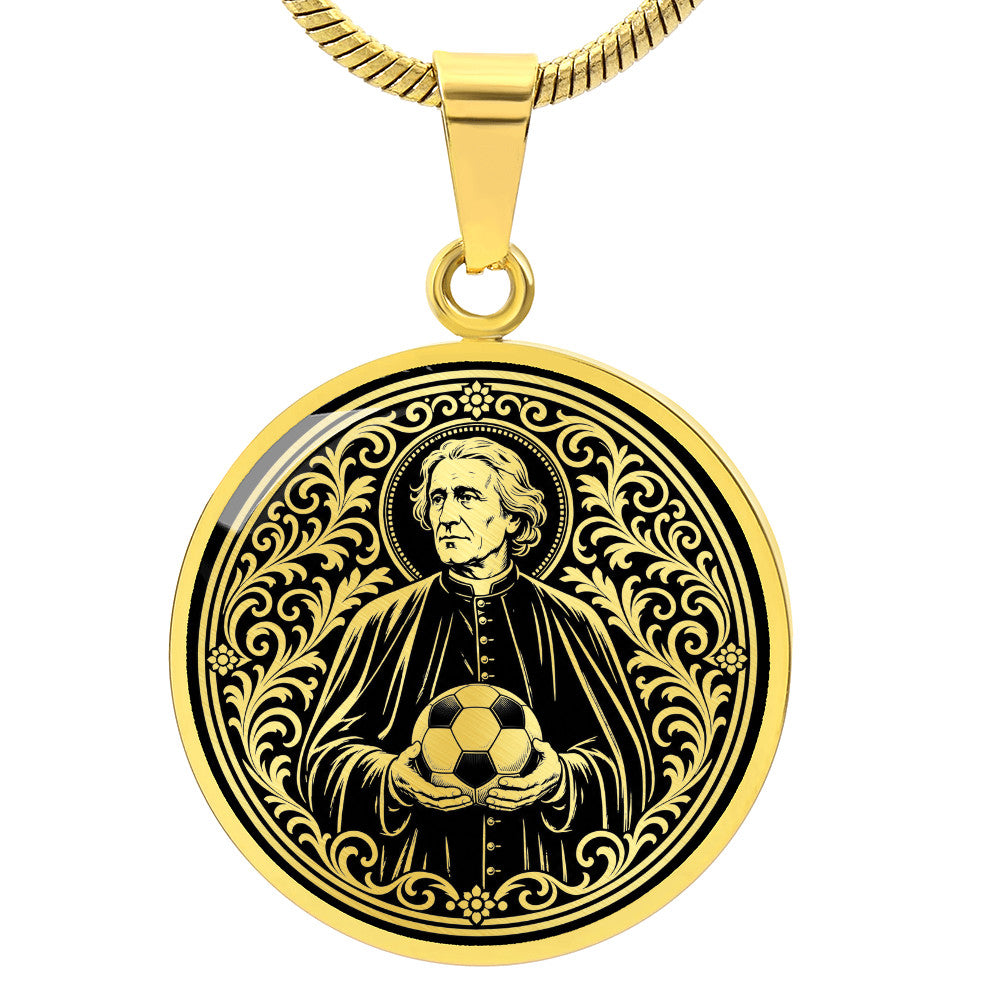 Saint Luigi Scrosoppi Medal Necklace – Patron Saint of Soccer Players & Orphans