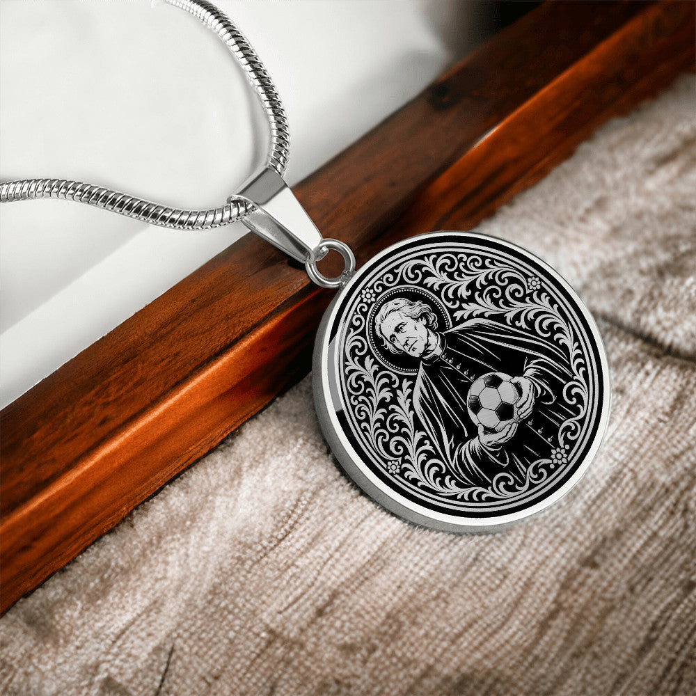 Saint Luigi Scrosoppi Medal Necklace – Patron Saint of Soccer Players & Orphans